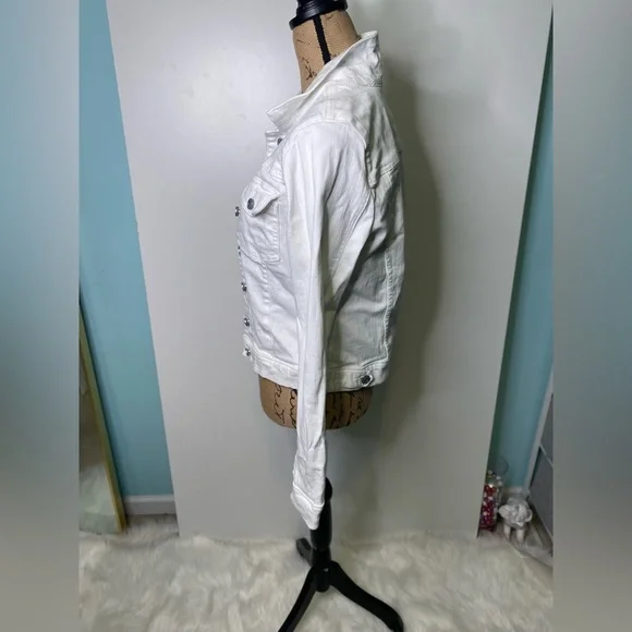 #339 KUT From The KLOTH Evereve Denim Jacket size L - Picture 4 of 12